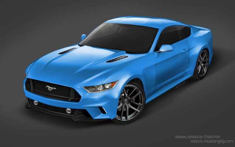 Illustration for article titled Fun 2015 Mustang renders